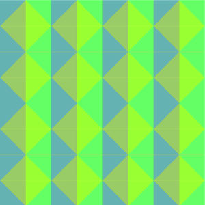 Modèle avec des carrés verts
