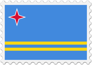 Aruba bayrağı görüntü