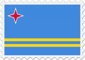 Imagem de bandeira de Aruba