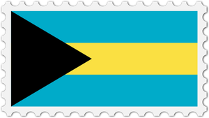 Sello de bandera de Bahamas