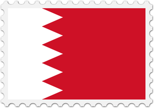 Sello de la bandera de Bahrein