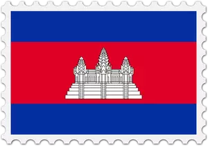 Imagem de bandeira do Camboja