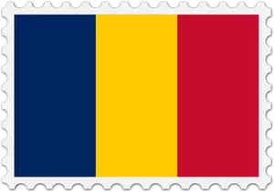 Imagem de bandeira do Chade