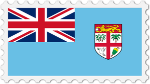 Timbre de drapeau des Fidji