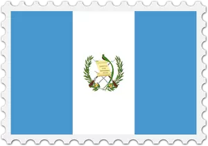 Guatemala Flagge Stempel