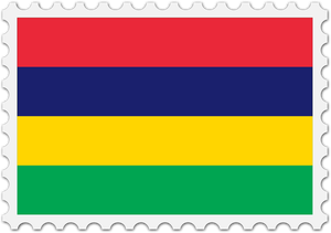 Mauritius bayrak damgası