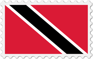 Trinidad and Tobago flag stamp