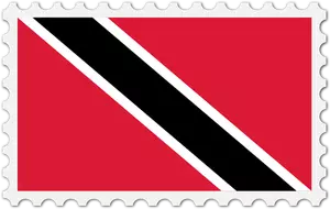 Trinidad und Tobago Flagge Stempel