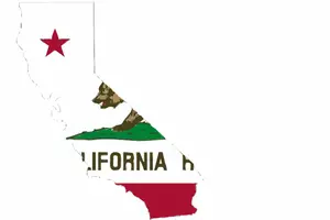 Californië kaartbeeld