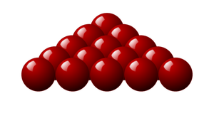 Red snooker balls