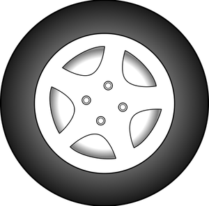 Hjulet vektorgrafik