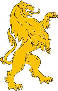 Stilisierten Löwen Bild