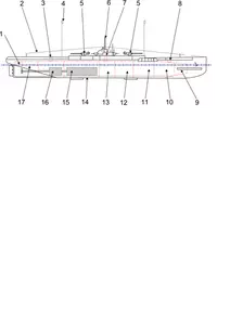 Německá ponorka vektorový obrázek