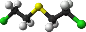 Molécule d’agent de guerre chimique