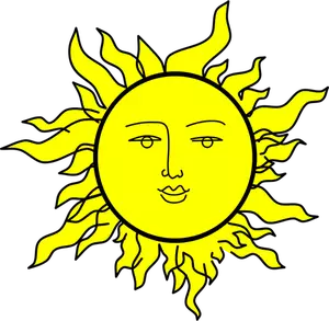 Solen med ansikte