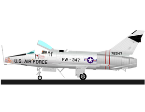 SUPER SABRE F-100 Flugzeug