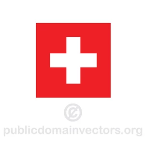 Švýcarský vektor vlajka