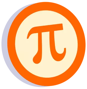 Pi simbol într-un cerc