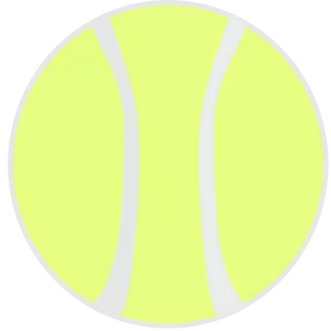 Tenis ball klip seni grafis