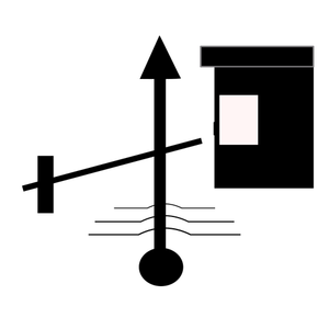 Otoyol kapısı önde TSD vektör işareti