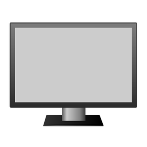 LCD-televisiovektoripiirustus