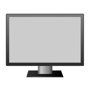 LCD television vector drawing