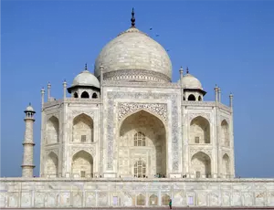 Taj Mahal fotorealistiska illustration