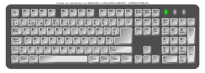 Graue Tastatur