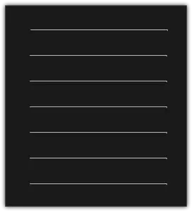 Černobílý textový soubor ikony vektorové grafiky