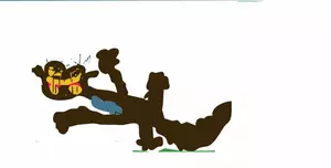 Imagen vectorial dibujo infantil gecko crestado