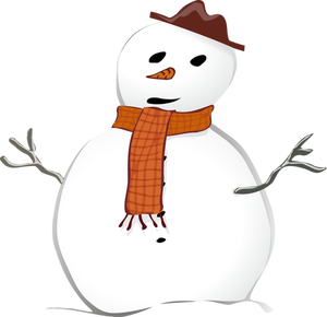 Snowman wektor grafika