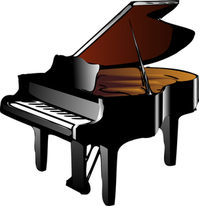 Pianovektoripiirustus