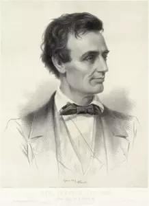 Candidato alla presidenza Abraham Lincoln 1860