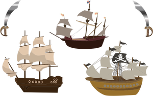 Piraat schepen