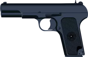Tokarev TT-33 pistol vektortegning
