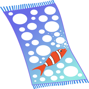Towel vector illustration