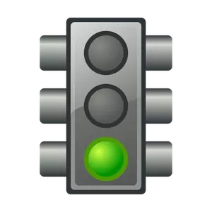 Green semaphore light