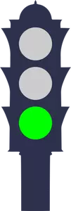 Traffic-light met groen