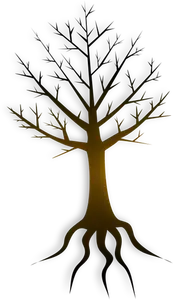 Tree trunk vectorillustratie