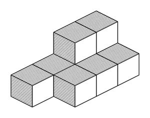 isometric coloring cubes