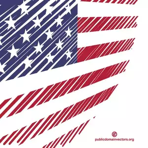 Bakgrunn med flagg i USA