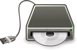 Vypalovačka CD USB vektorové kreslení