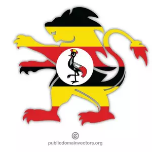 Flag of Uganda crest