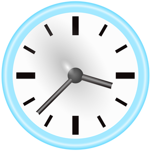 Manual clock vector graphics