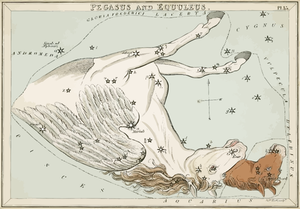 Old constellation chart
