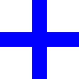 Blauwe Griekse kruis