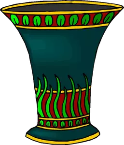 Vaso colorido