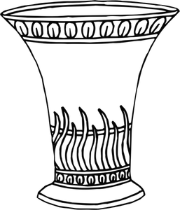 Einfache Vase zeichnen