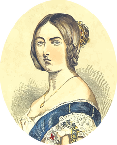 Queen Victoria vector image