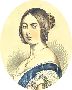 Imagem vetorial de rainha Victoria